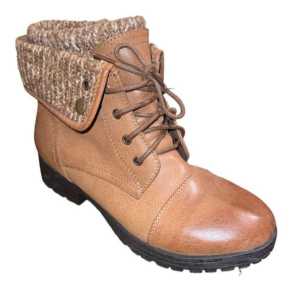 Brown I.D. Required Boots sz 7 - Picture 1 of 6